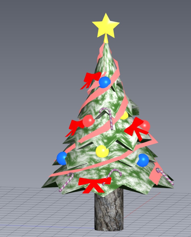 3dモデル クリスマスツリー 基本無料 スタジオ リル Booth