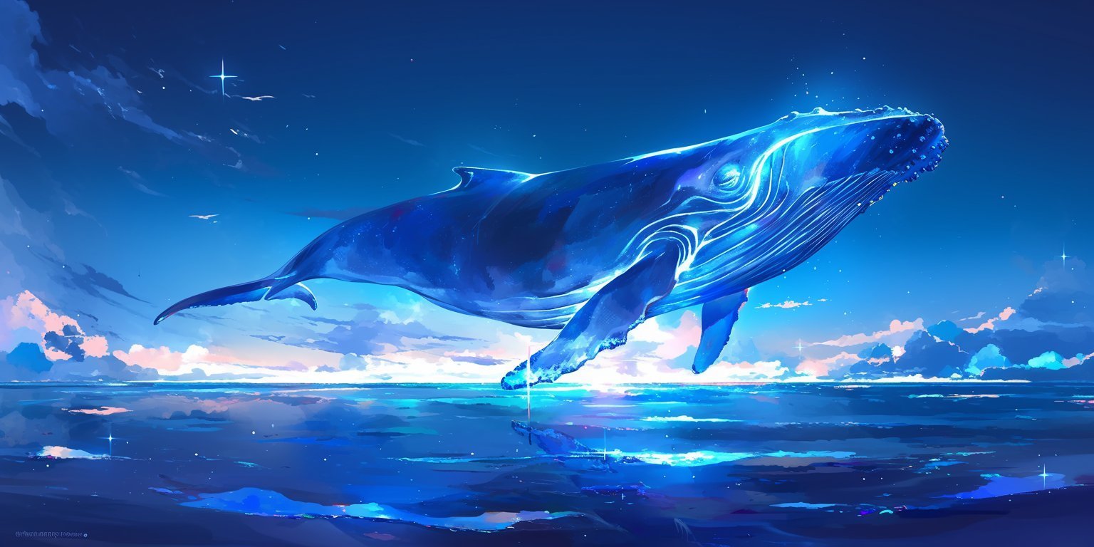 空を泳ぐくじら