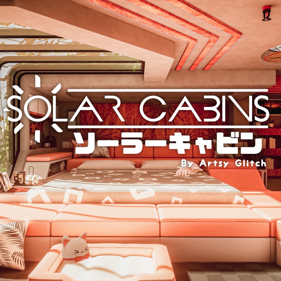 Solar Cabins | VRChat World Thumbnail