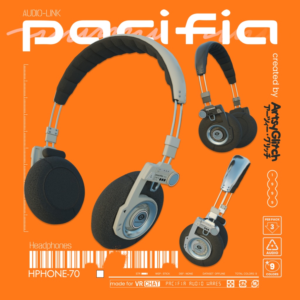 HP70 Headphones 【PACIFIA WARES】 Thumbnail