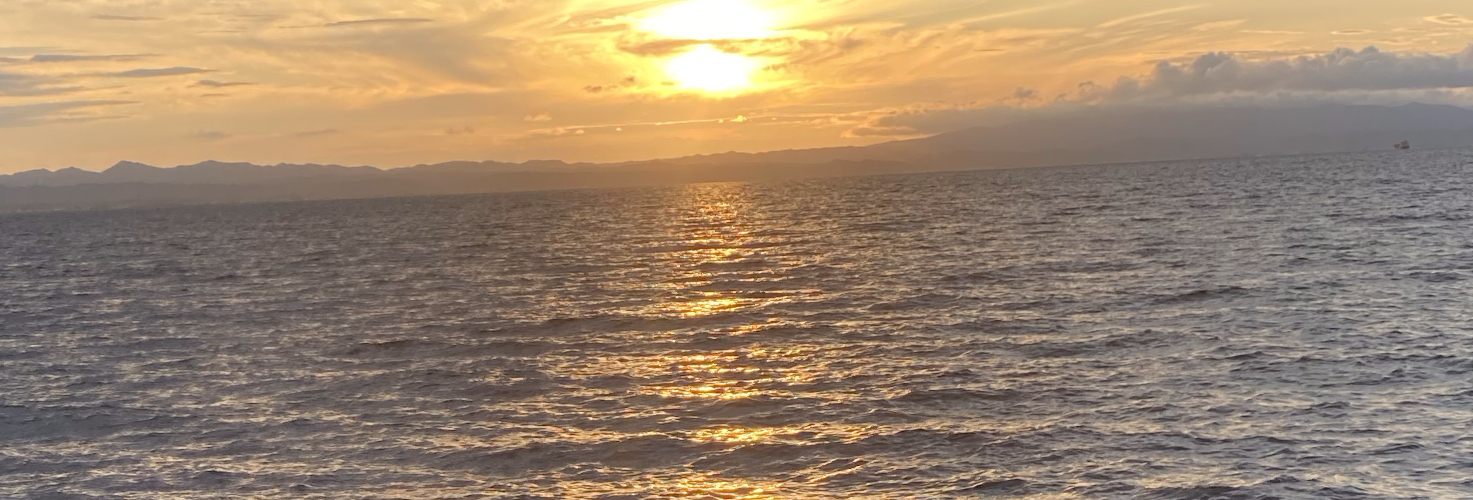 燃える海