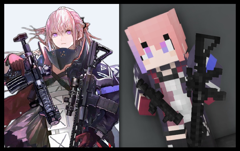 ドールズフロントライン Skin St Ar 15 Mod 3 Skin Mickmick Booth