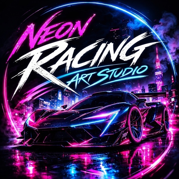 Neon Racing Art Studio