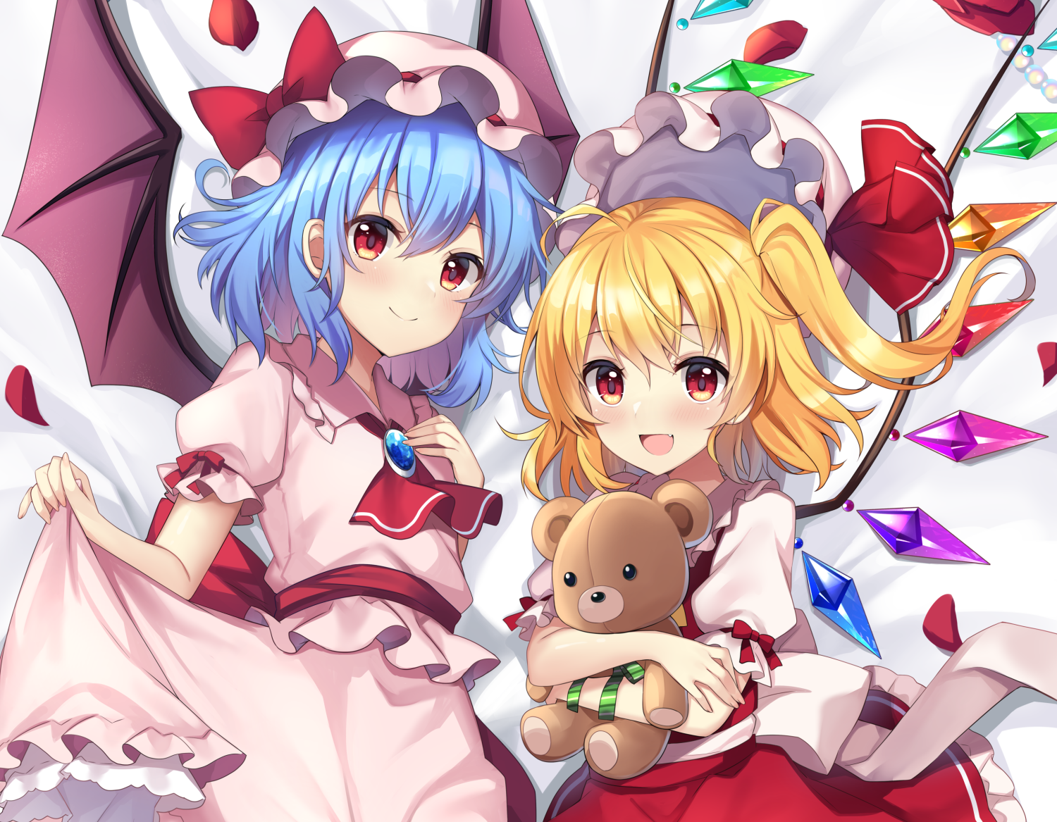 東方 ロングタペストリー2本 フランドール＆レミフラ - キャラクターグッズ