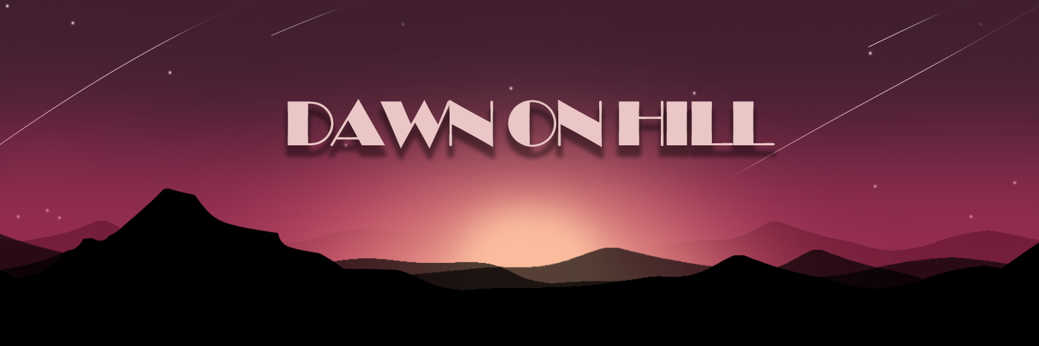 Dawn on hill