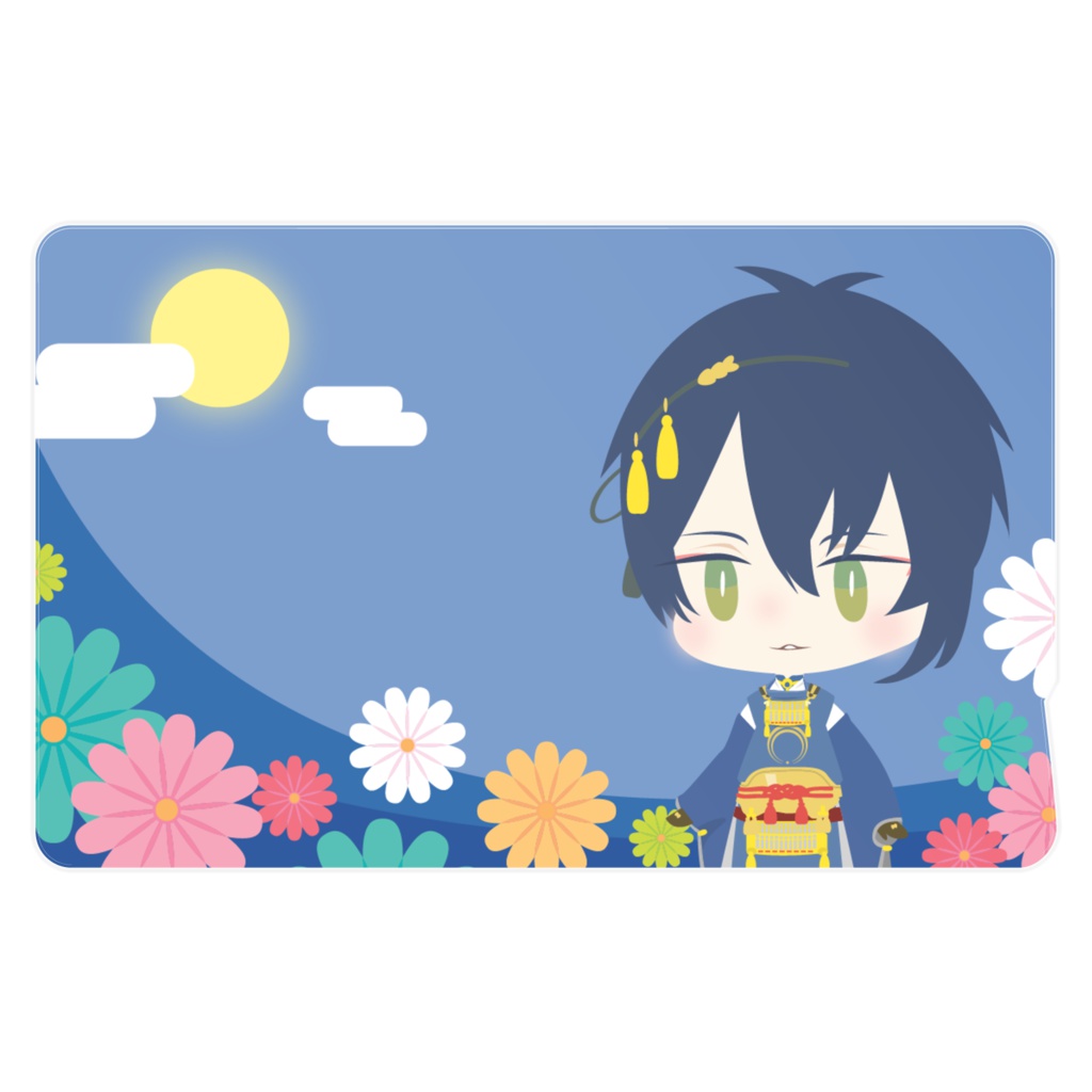 三日月ICステッカー