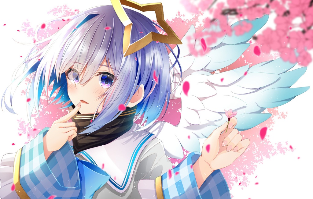 桜もよん アクリルブロック 絵守未來 絵師100人展