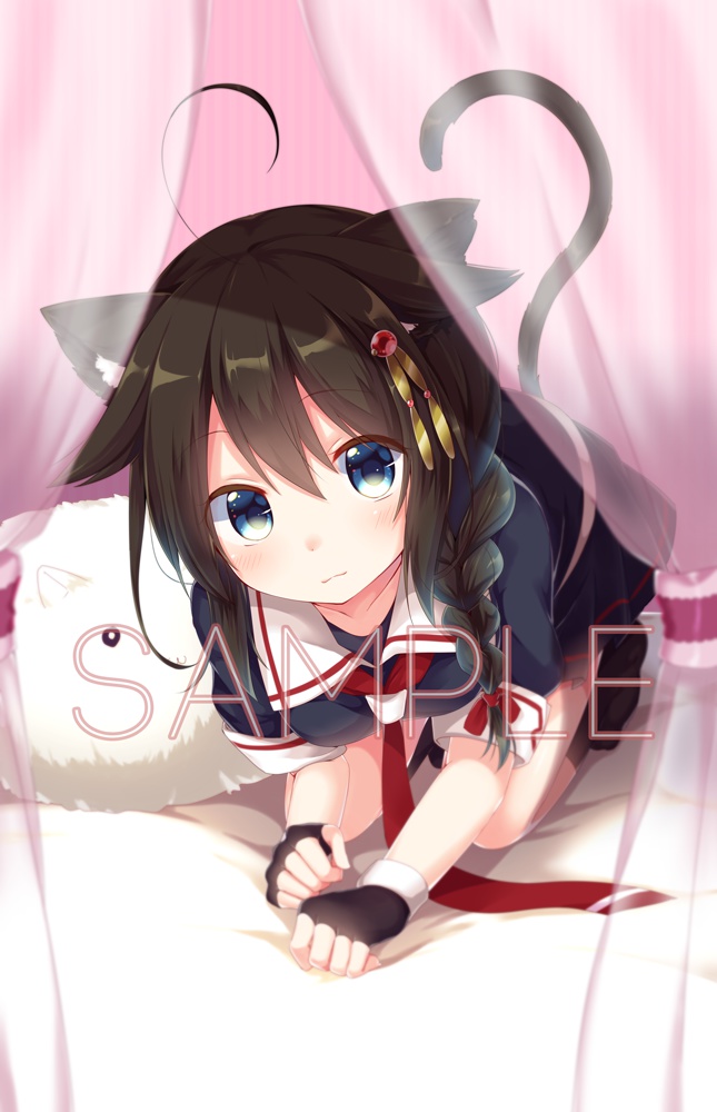 時雨にゃんこのいるお部屋タペストリー