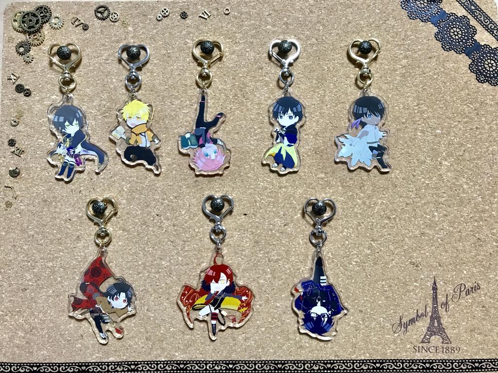 【文アル】アクリルキーホルダー【自然弓、無頼】