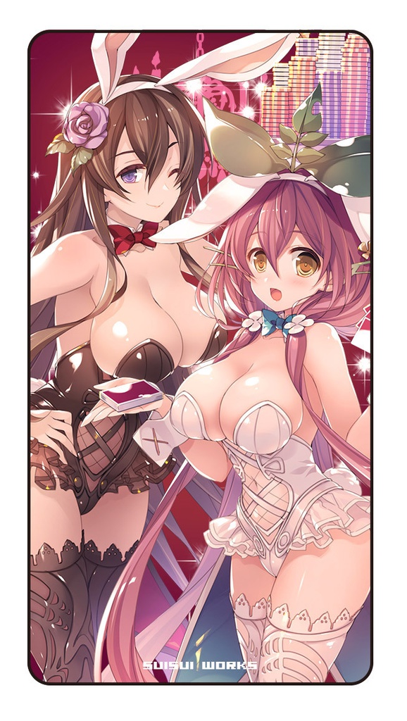 【C1☆12】バニーゆぐロゼ・モバイルチャージャー(巾着付)